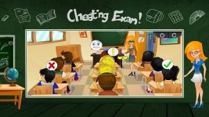 Cheating Exam - School Test Game