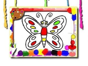 Butterfly Coloring Art Activity