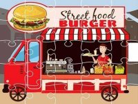 Burger Trucks Jigsaw Puzzle Game