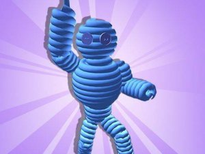 Rope Man Rush 3D: Color Run Adventure