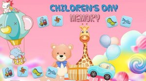 Children's Day Memory Match Game